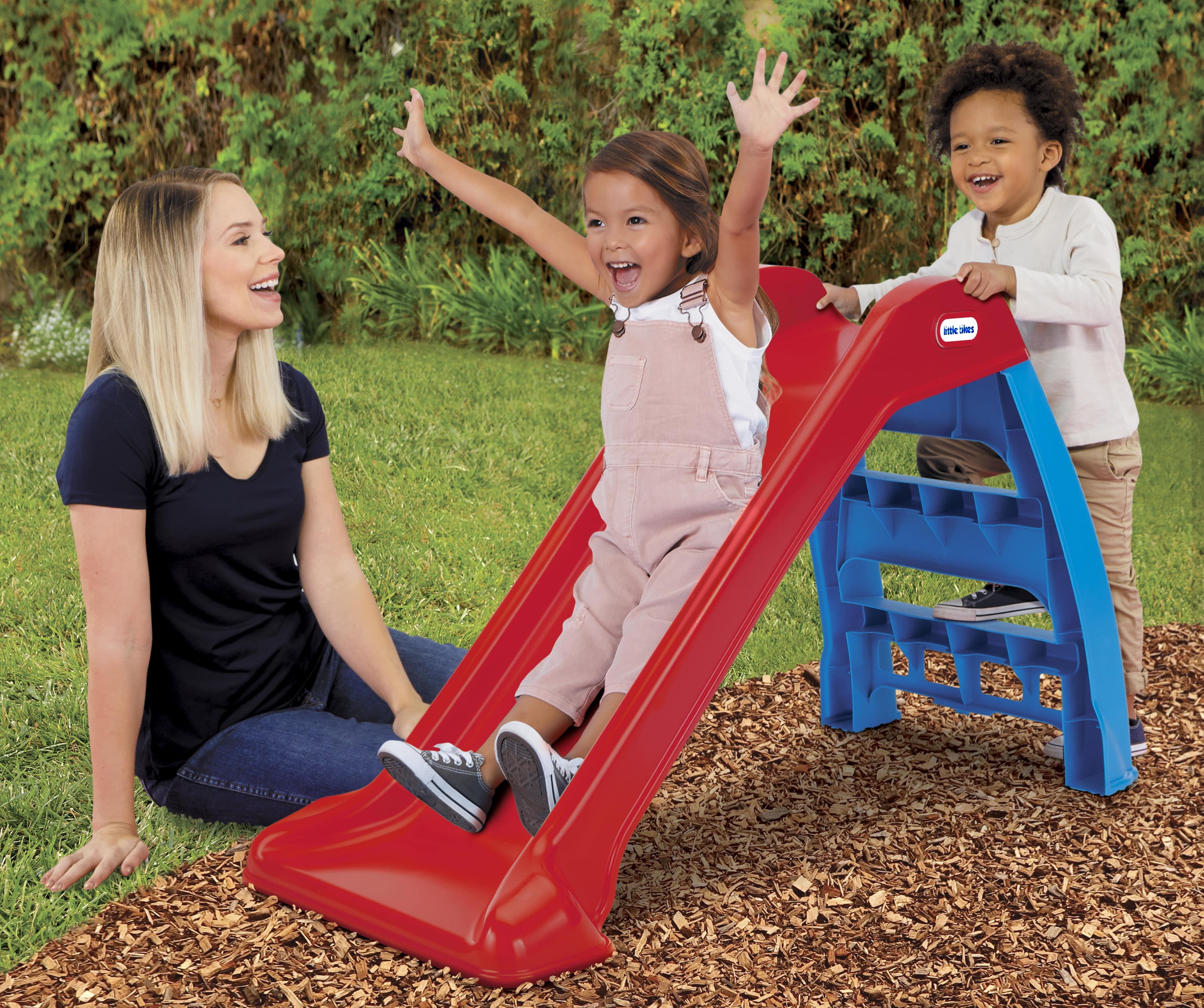 Little Tikes First Slide for Kids, Easy Set Up for Indoor Outdoor, Easy to Store, for Toddlers Ages 18 Months – 6 years