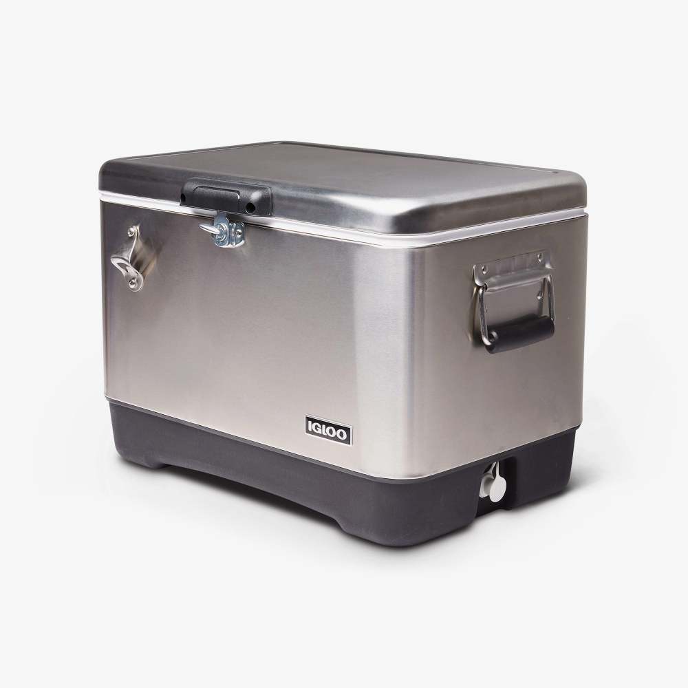 Igloo Classic Legacy 54 Hard Cooler Stainless Steel 54qt;