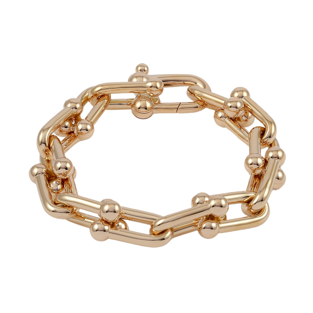 Tiffany & Co. Hardware Link Bracelet 18K Rose Gold 60153066