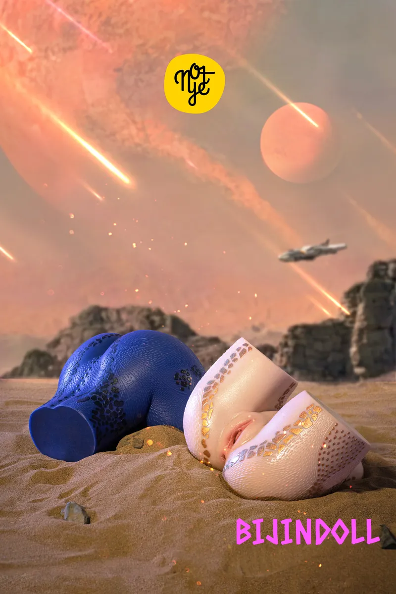 Notye S16 Butt Sex Toy Silicone Male Masturbator with Scale Pattern