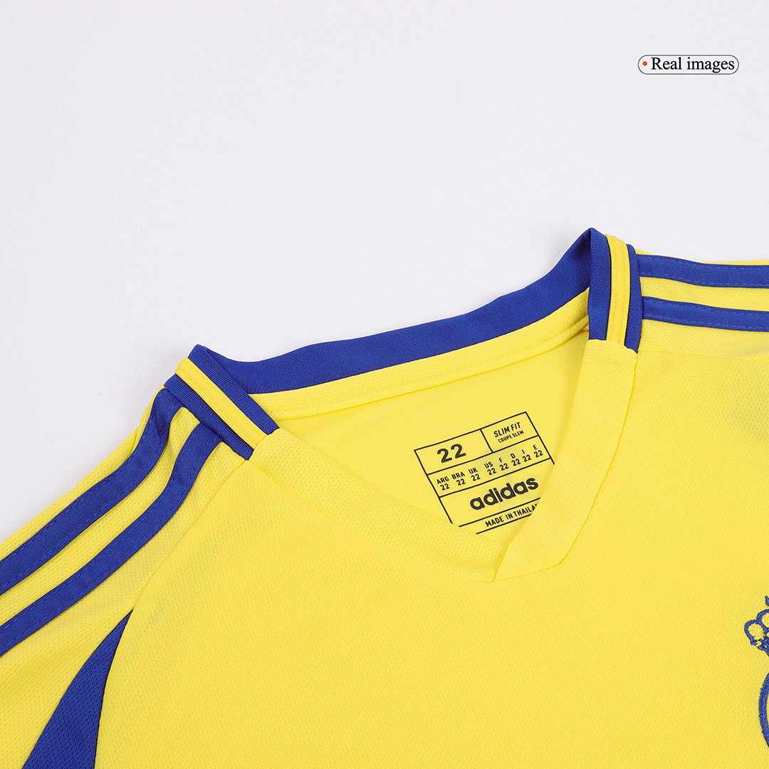 RONALDO #7 Al Nassr Home Kids Soccer Jerseys Kit - ACL