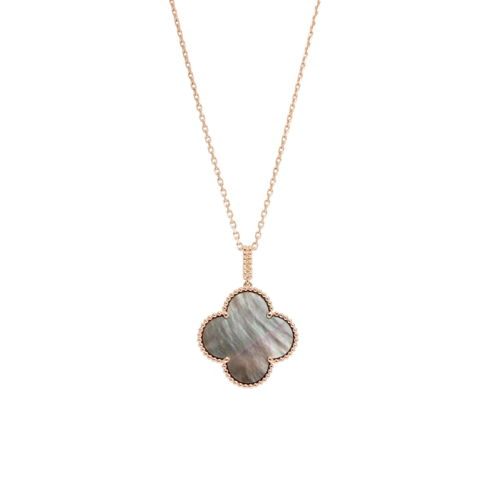 Van Cleef & Arpels Magic Alhambra Necklace 18K Rose Gold Mother of Pearl VCARP6I200
