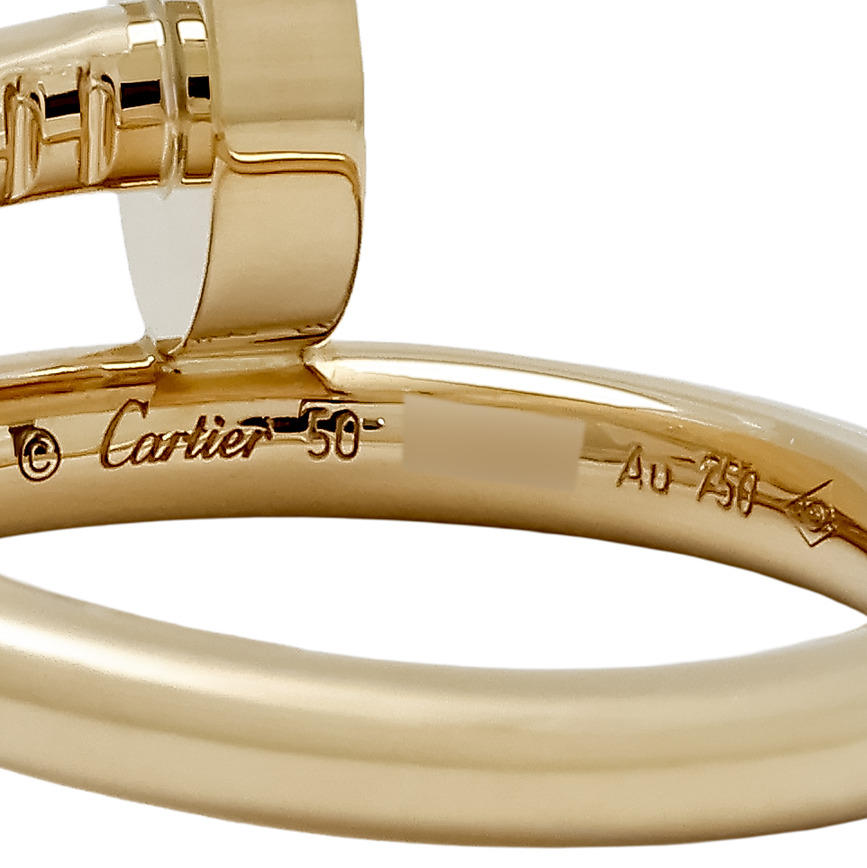 Cartier Juste un Clou Classic Model Ring 18K Yellow Gold B4092600