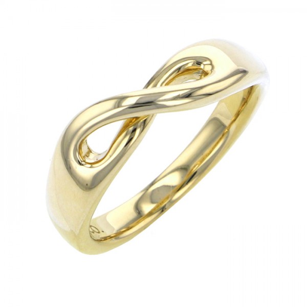 Tiffany & Co. Tiffany Infinity Figure Eight Ring K18YG Yellow Gold
