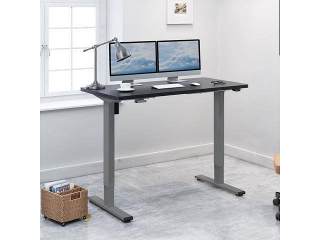 FlexiSpot Home Office Electric Height Adjustable Desk 55x22 x 28x22 Width Desktop Computer Desk Ergonomic 2-Button Controller St