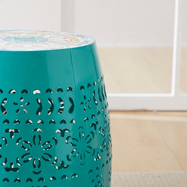 Pretty Mosaic Style Vibrant Accent Table