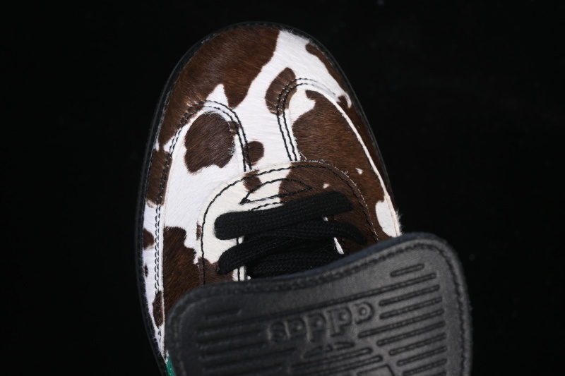 Adidas Samba Lt Cow Print Black/White/Collegiate Green JS3930
