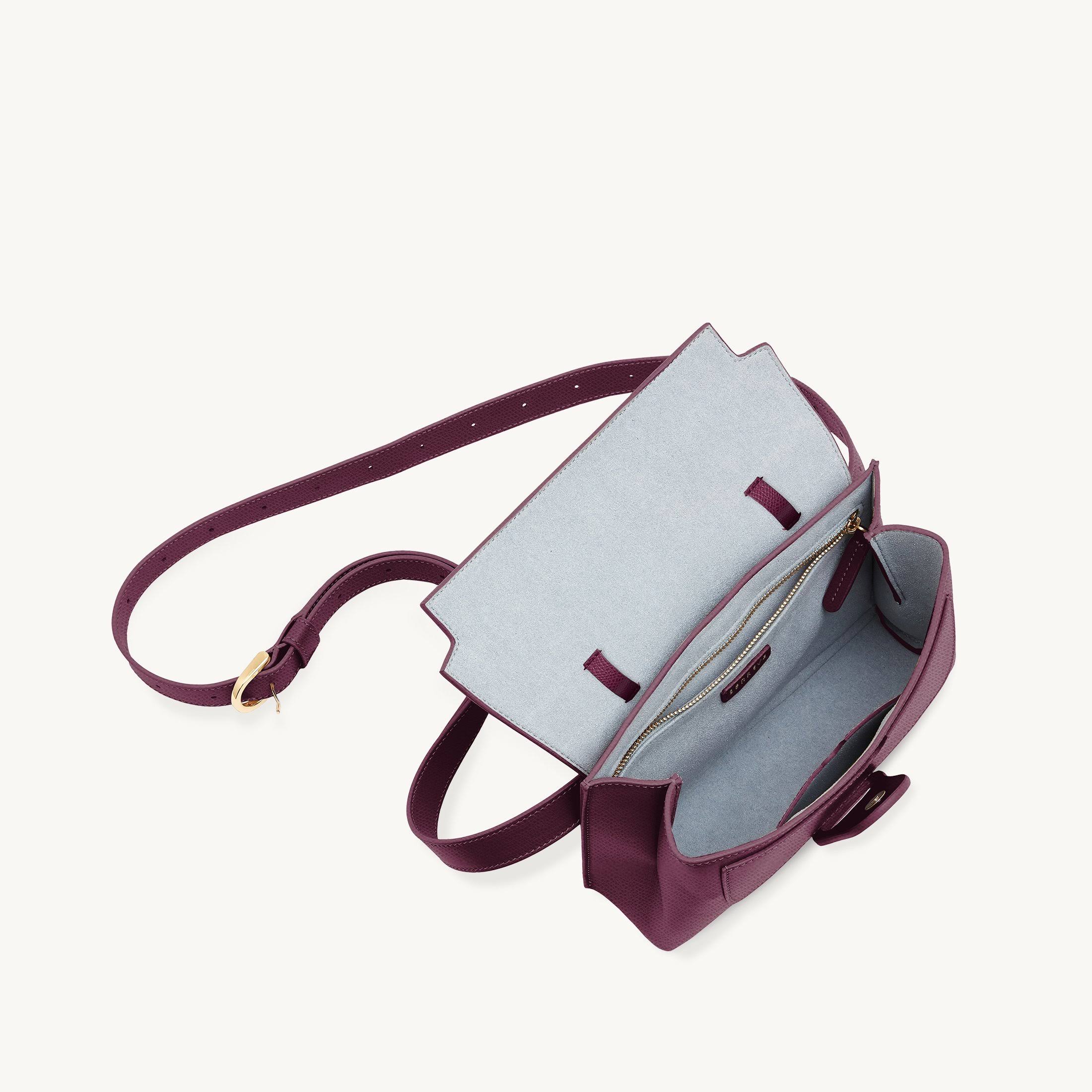 SENREVE | Aria Belt Bag | Pebbled Sand / Silver
