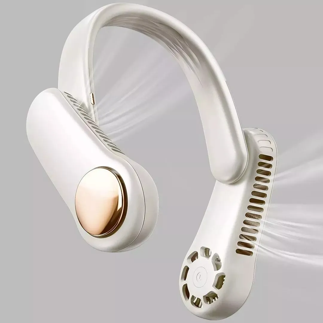 Upgraded Portable Neck Fan, 350��Rotation Bladeless Personal Neck fan