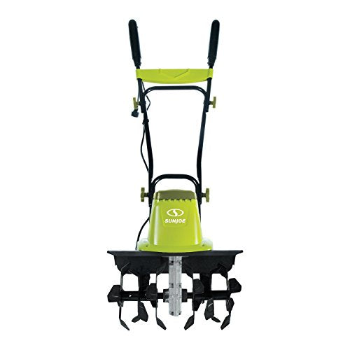 TJ603E 16-Inch 12-Amp Electric Tiller and Cultivator , Green