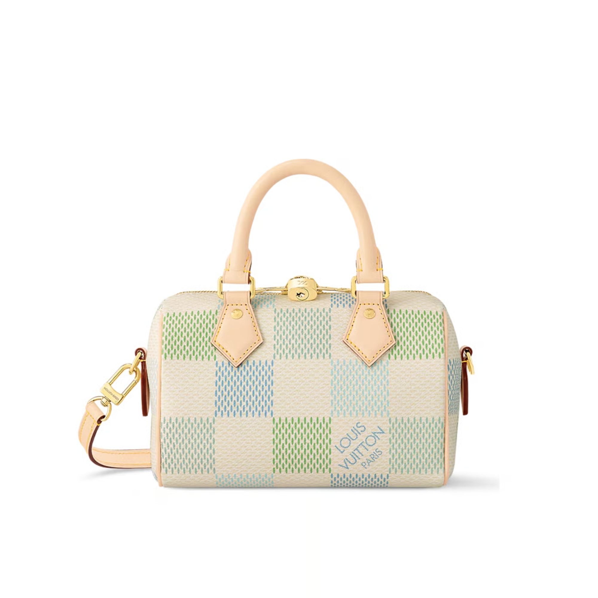 Louis Vuitton Speedy Bandoulière Damier Canvas Pistachio 20Cm N40515