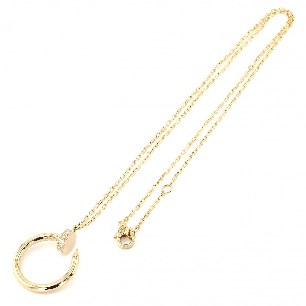 Cartier Juste un Clou Diamond Necklace 18K Yellow Gold