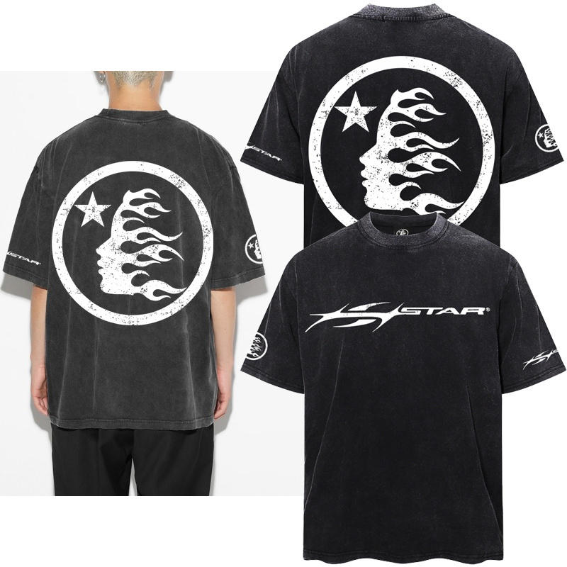 Hellstar Washed Short-Sleeve T-Shirt - cnluxepick