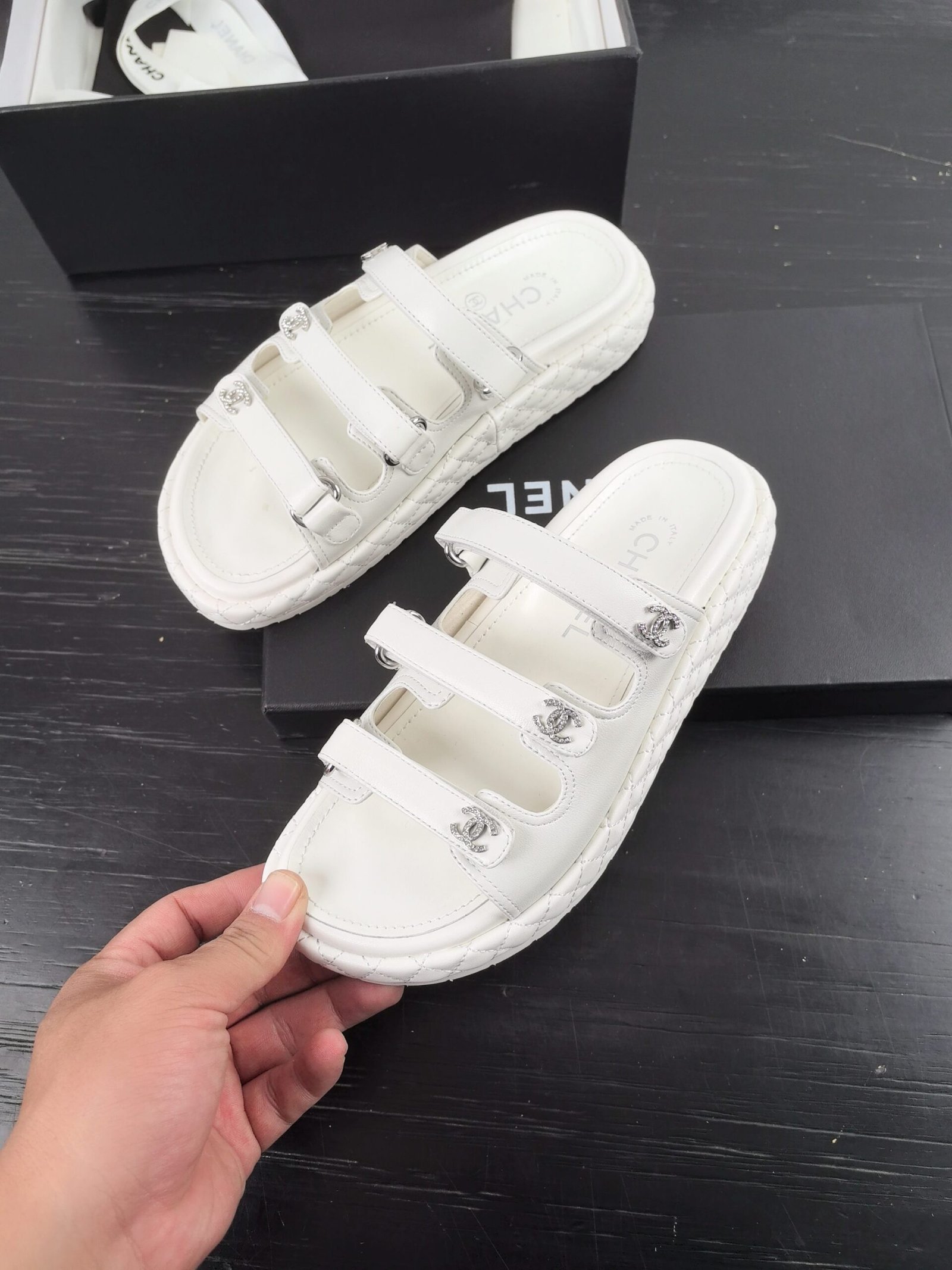 Chanel Slipper Sandals