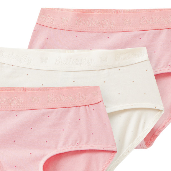 Yigga 3 Mädchen Pantys mit Webbund