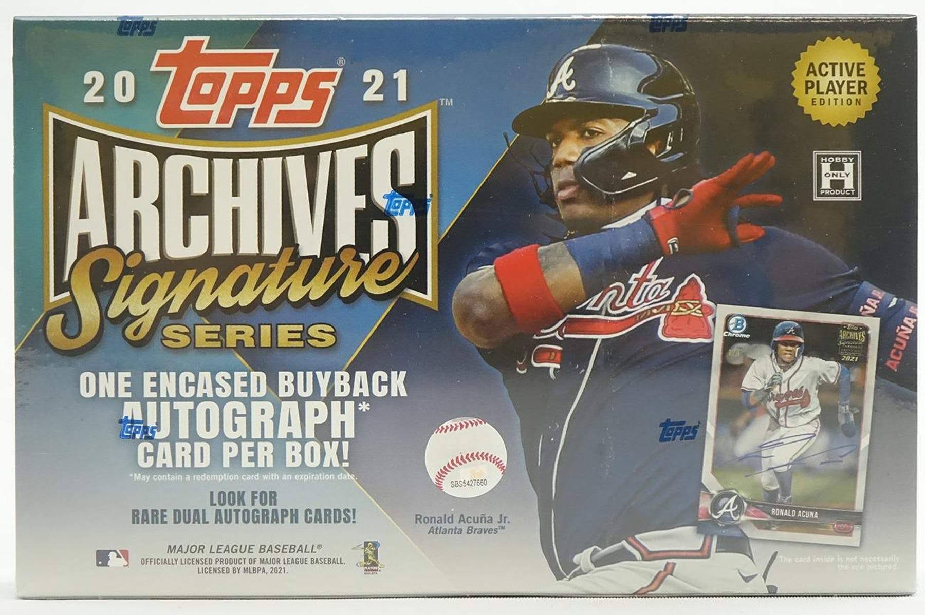 2021 Topps Archives Signature Series Active Player Edition Baseball Box