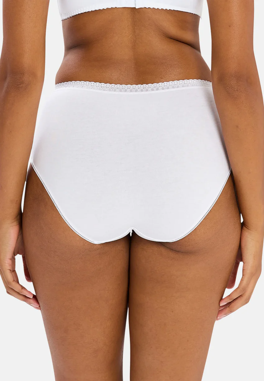Lot de 2 slips Classique Coton Blanc