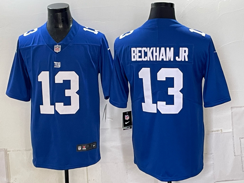 Men's New York Giants Odell Beckham Jr. #13 Blue Game Jersey