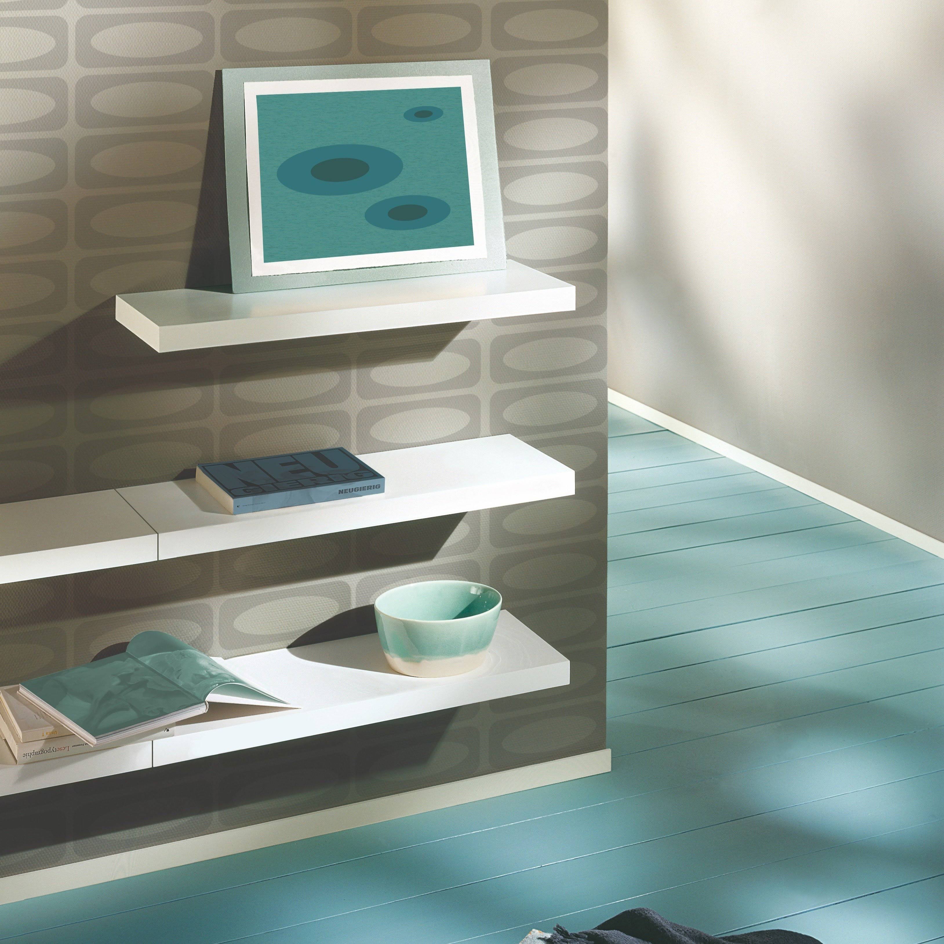 Big Boy Basic Floating Shelf | Shelf u0026 Co. Silver / 35.5 x 8 x 1.5 in
