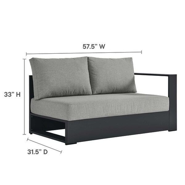 Tahoe Patio Aluminum Modular RightFacing Loveseat