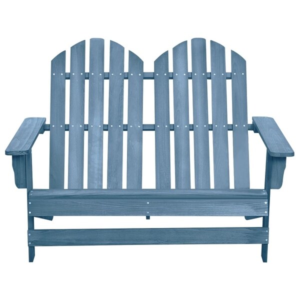 vidaXL 2Seater Patio Adirondack Chair Solid Wood Fir