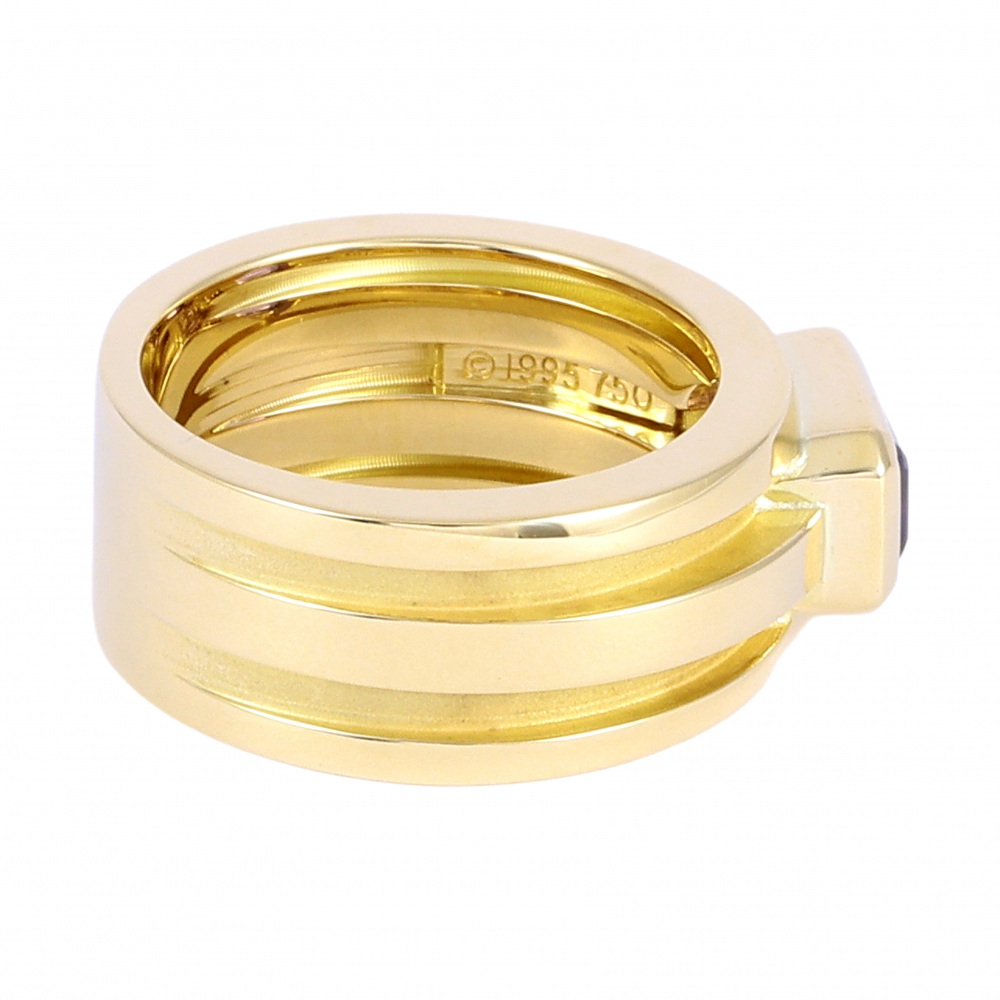 Tiffany & Co. Tiffany K18YG Yellow Gold Ring Amethyst