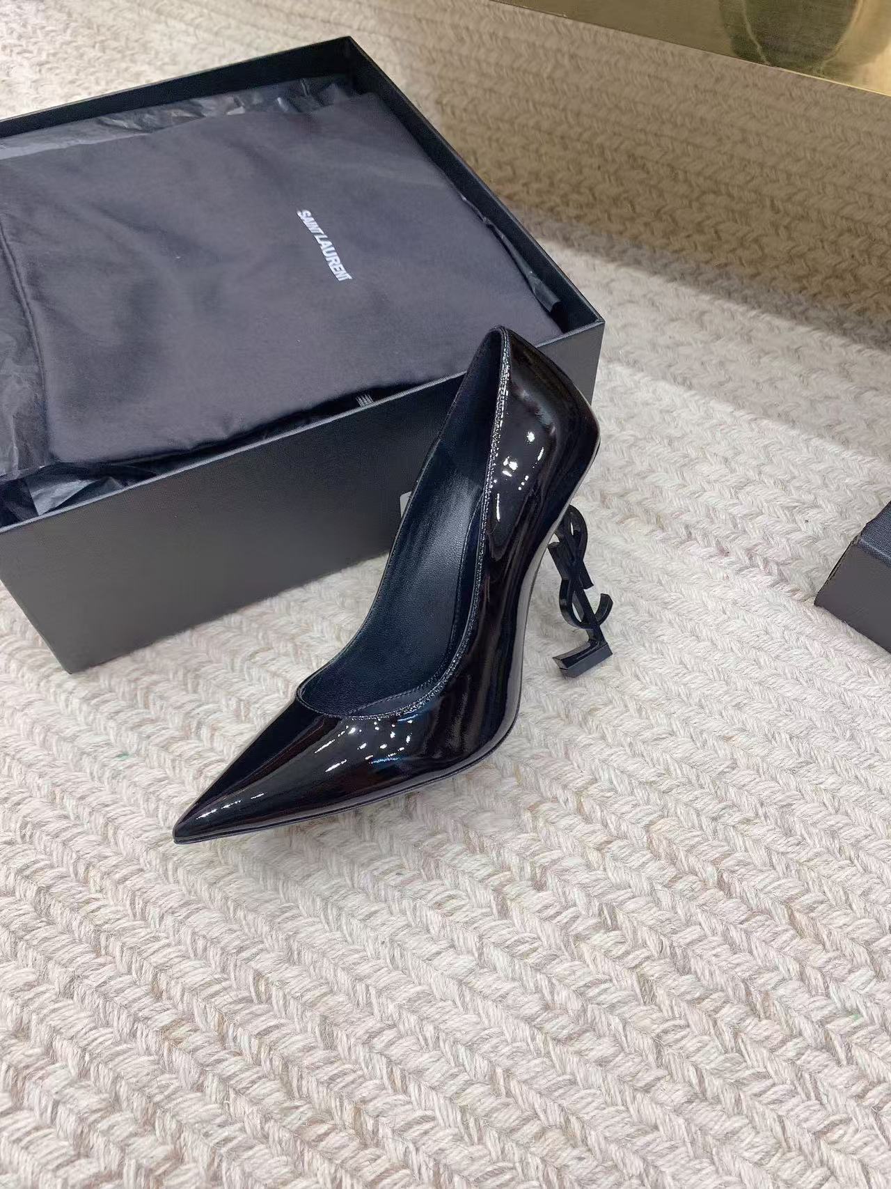 Saint Laurent High Heels Patent Leather - cnluxepick