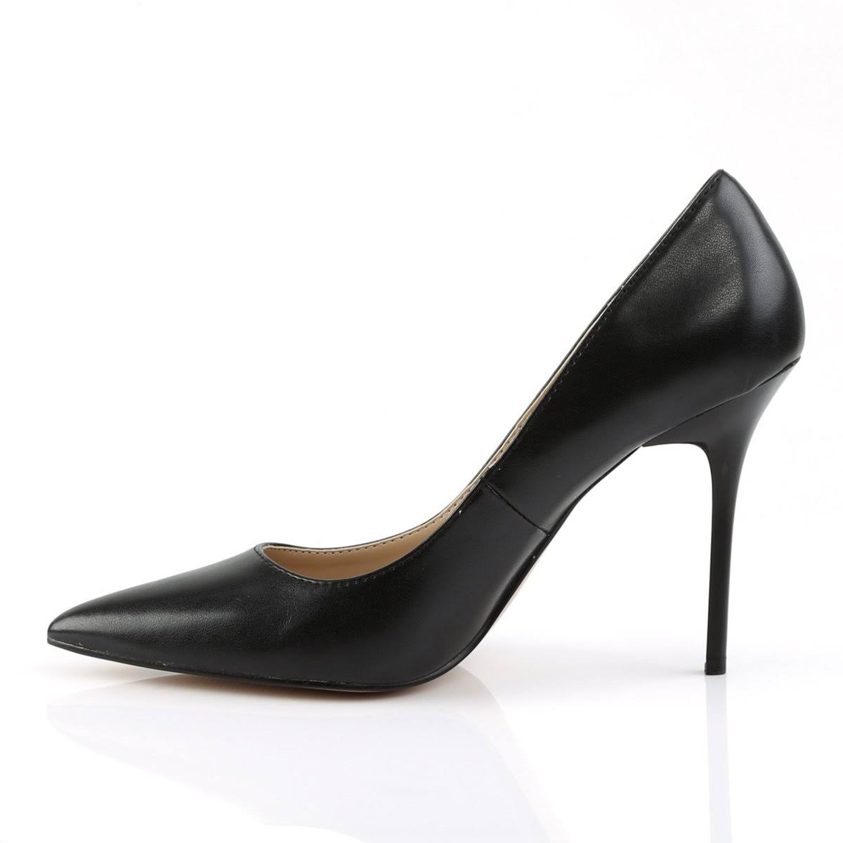 Pleaser CLASSIQUE-20, 4x22 Pointed-Toe Pump - White Patent 14
