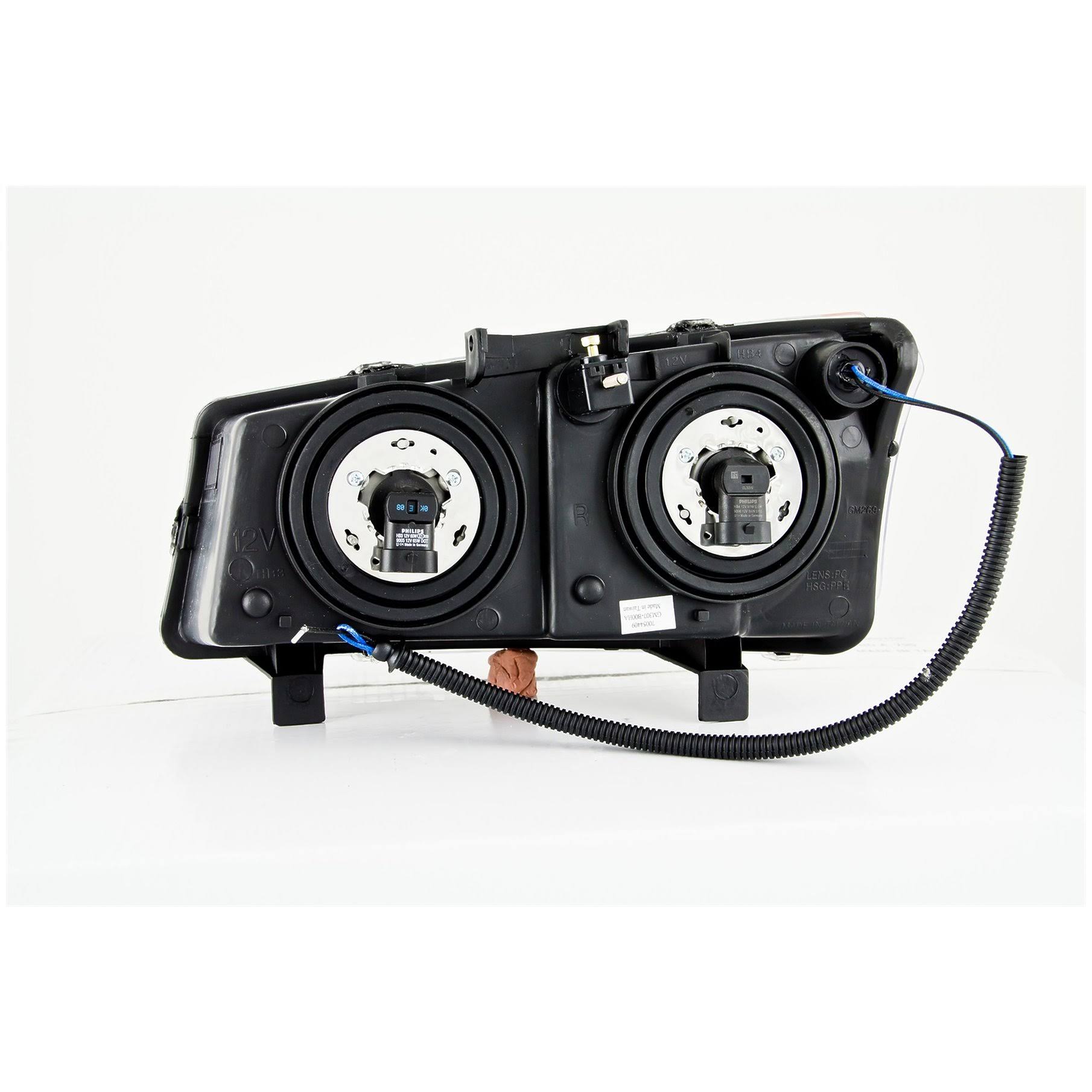 Anzo Chrome Crystal Halo Headlights 111211