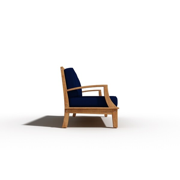 Eliane Teak Sofa with Sunbrella Cushion
