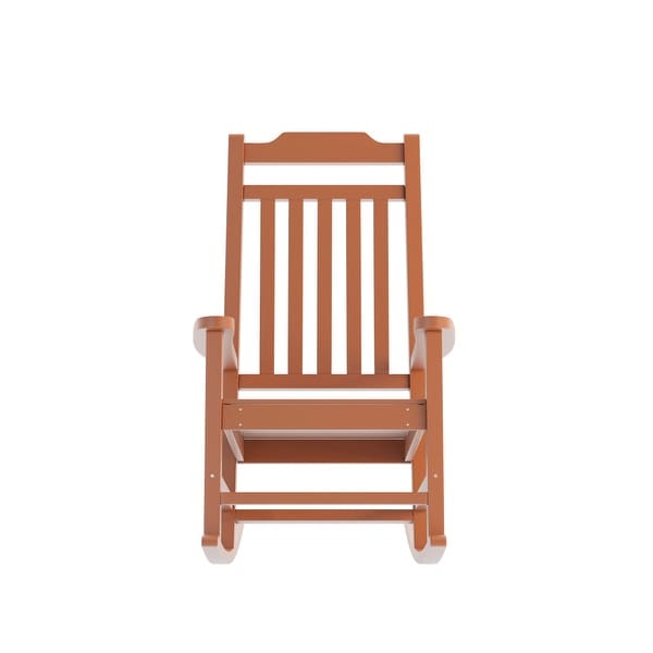 2 Pack AllWeather Faux Wood Rocking Chair