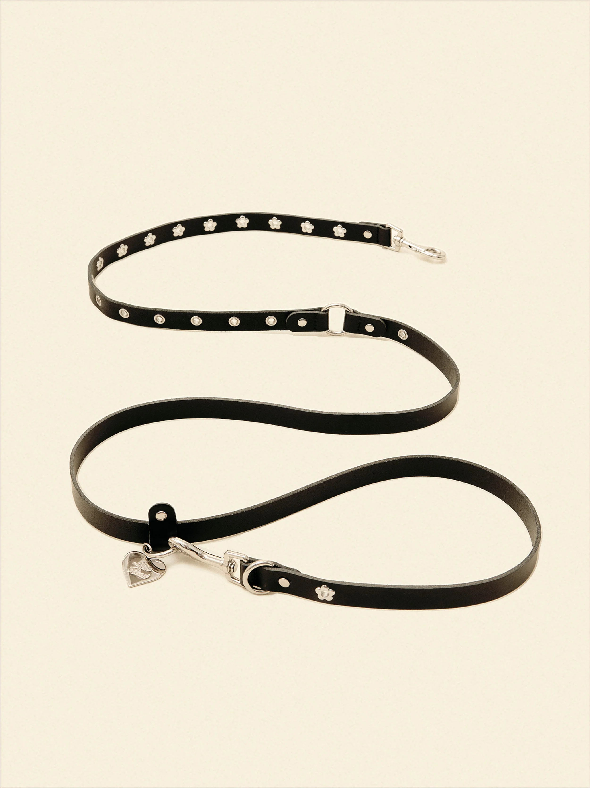 Midnight - Flower Power Leash