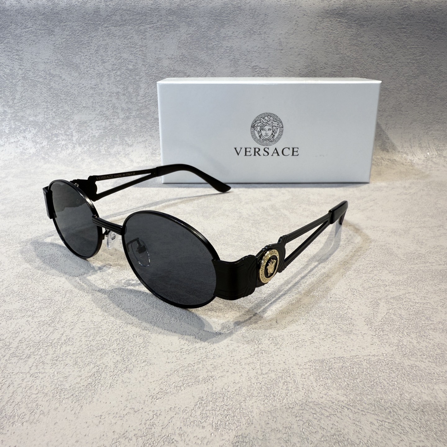 Versace round frame sunglasses - cnluxepick