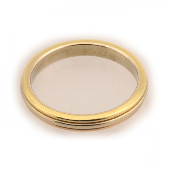 Cartier Wedding Ring K18YG Yellow Gold K18WG White Gold K18PG Pink Gold Tri-Gold