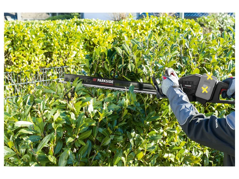 Cordless Hedge Trimmer + Dual Battery Charger, 40V