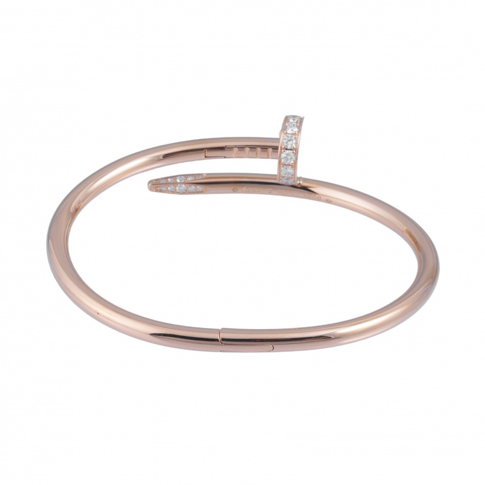 Cartier Juste un Clou Bracelet 18K Rose Gold Diamond B6048500