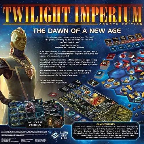 Twilight Imperium Fourth Edition – Epic Strategy Board Game for Adults & Teens, Sci-Fi Themed, 3–6 Players