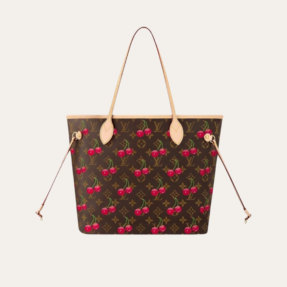 Louis Vuitton X Takashi Murakami Neverfull Monogram Canvas Brown M27847 12.2 Inches