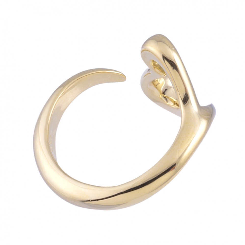 Tiffany & Co. Elsa Peretti Open Heart Ring 18K Yellow Gold