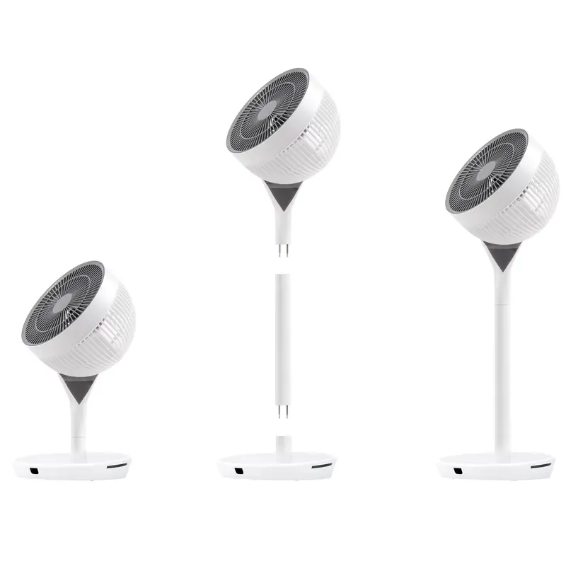 Woozoo 360° Oscillating Pedestal Fan – Quiet Operation, 3 Speeds, Adjustable Height
