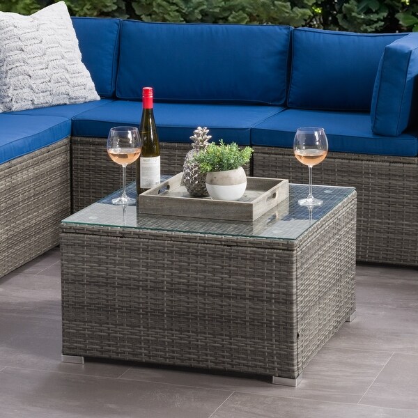 Parksville Square Patio Coffee Table,Grey