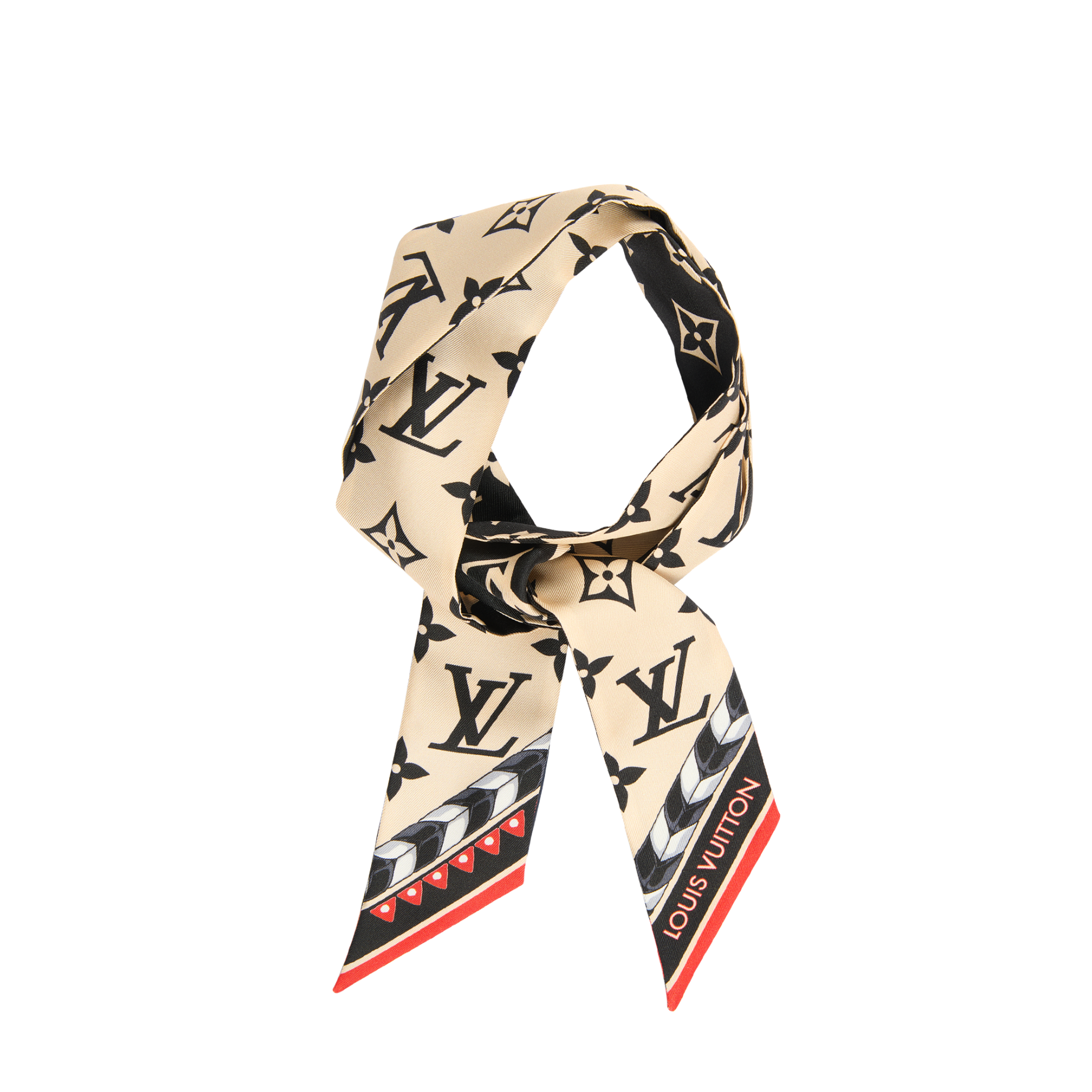 Louis Vuitton Crafty Bi-Colour Bandeau Scarf