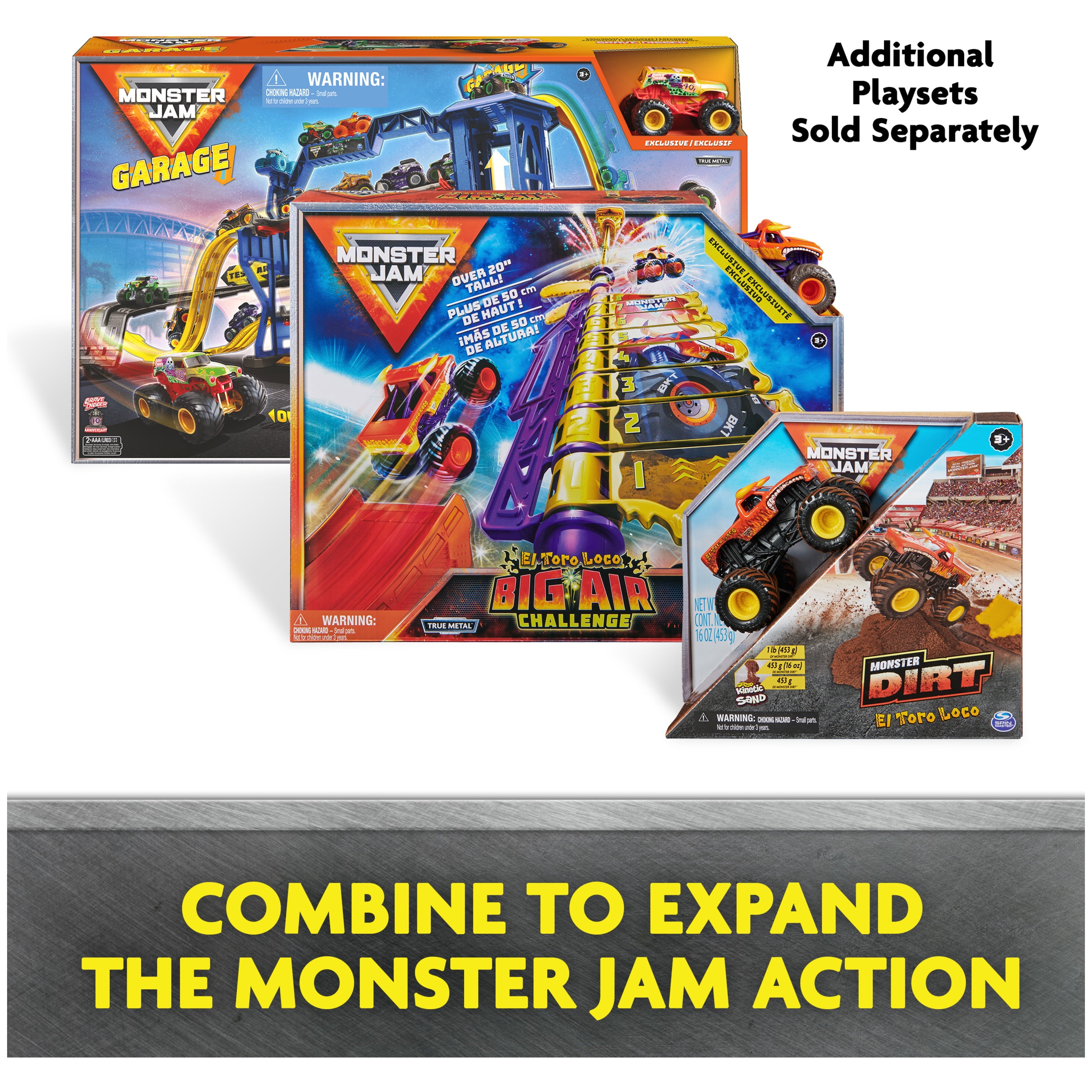 Monster Jam, 12-Pack 1:64 Scale Monster Truck Vehicles ( Exclusive)
