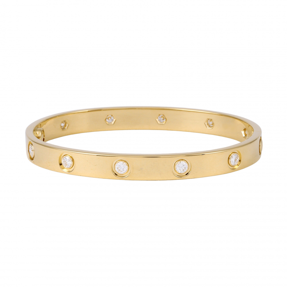 Cartier Love Bracelet 18K Yellow Gold Diamond B6040500