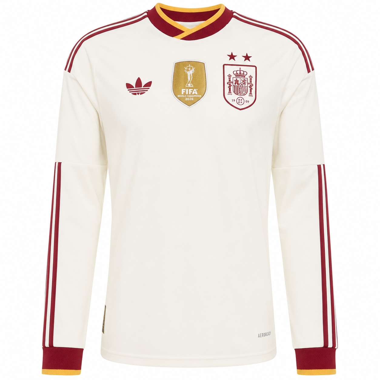 2026 Spanish fan edition championship 2-star long sleeved away jersey