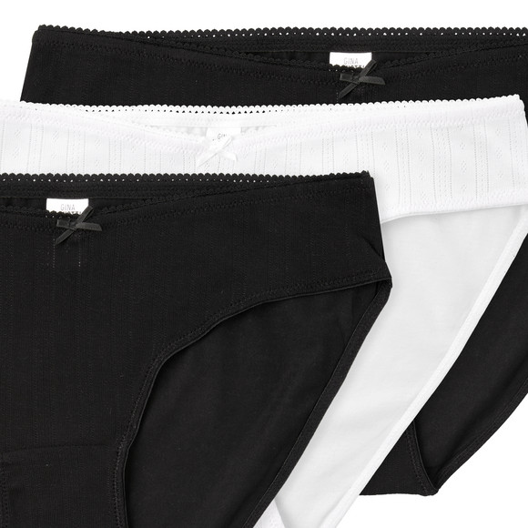 Gina Mama 3 Damen Umstands-Slips im Set