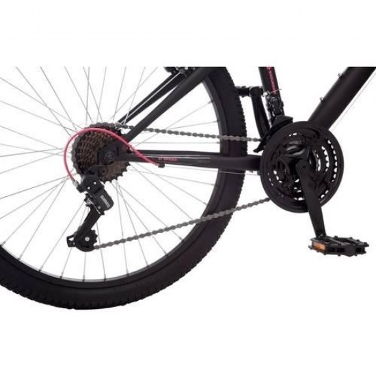 Excursion Mountain Bike, Girls’, 24″, Black