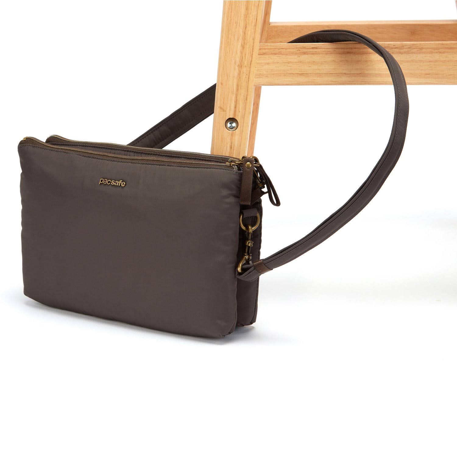 Pacsafe Stylesafe Anti-Theft Double Zip Crossbody Ikat Coral