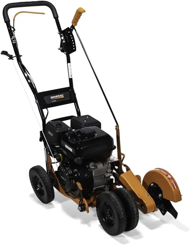 Professional Edger with 163cc Engine – 6-Depth Settings, Bevel Cutting & 4-Wheel Maneuverability
