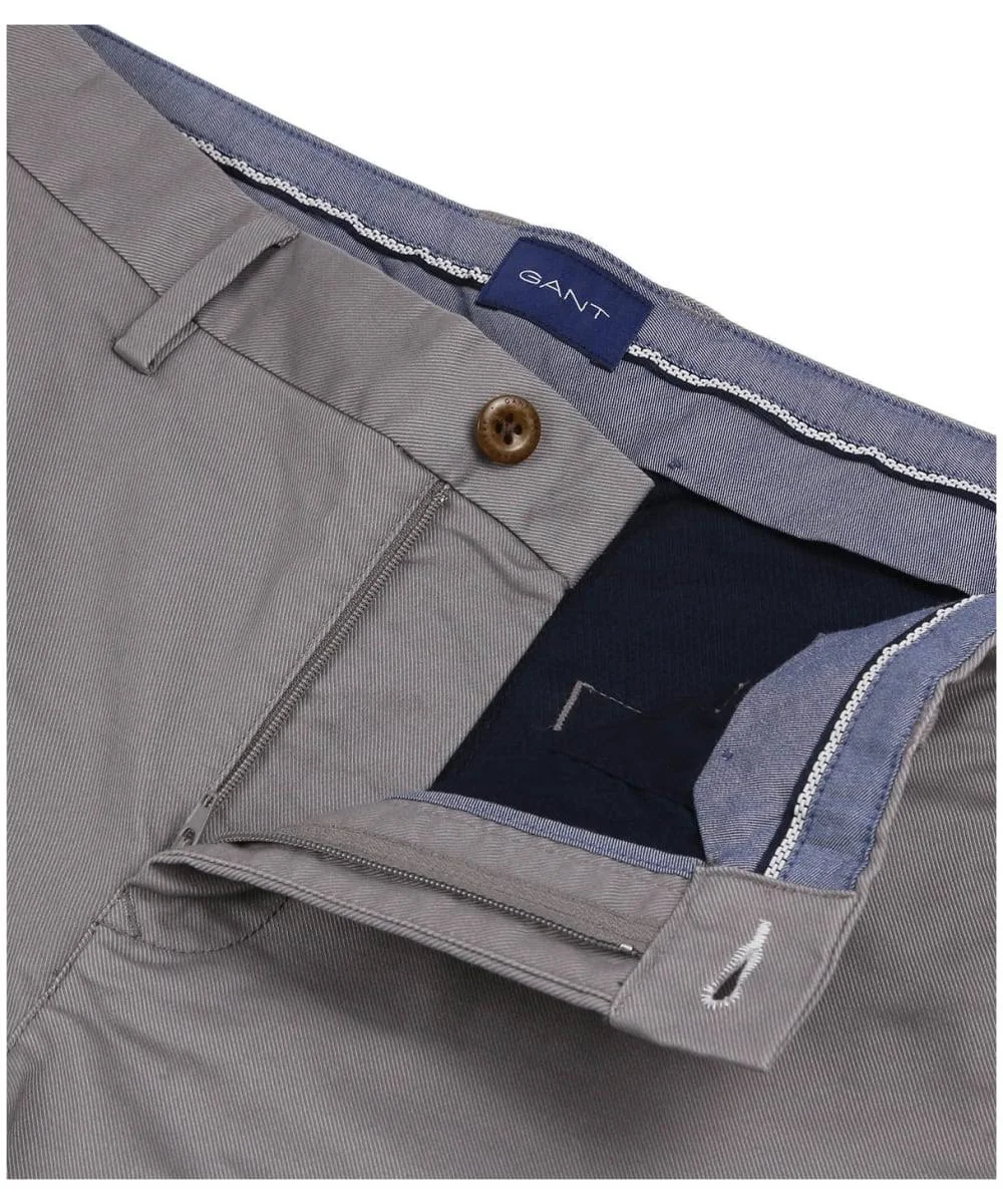 Gant Slim Fit Tech Prep Chinos, Grey